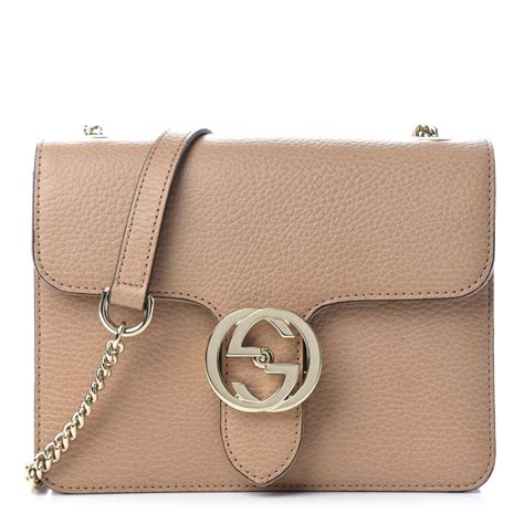 tan interlocking g gucci bag|gucci interlocking shoulder bag.